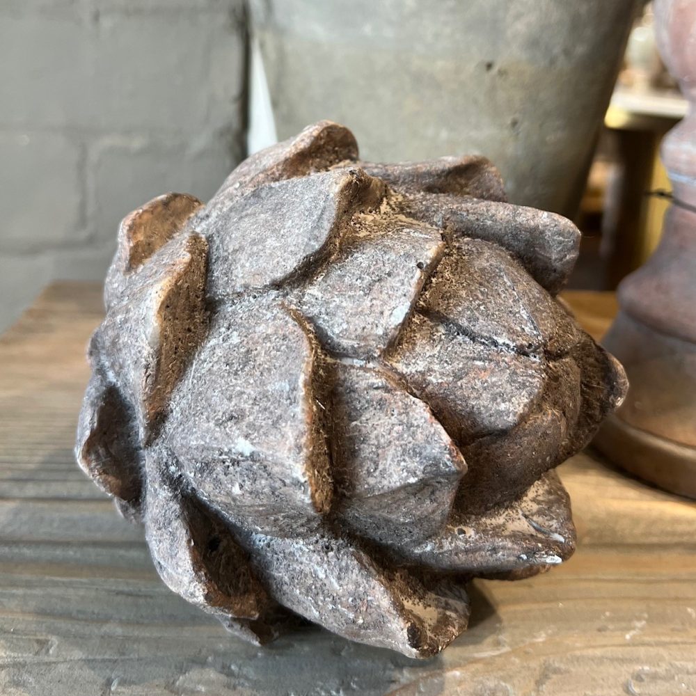 Distressed Pinecone Ornament